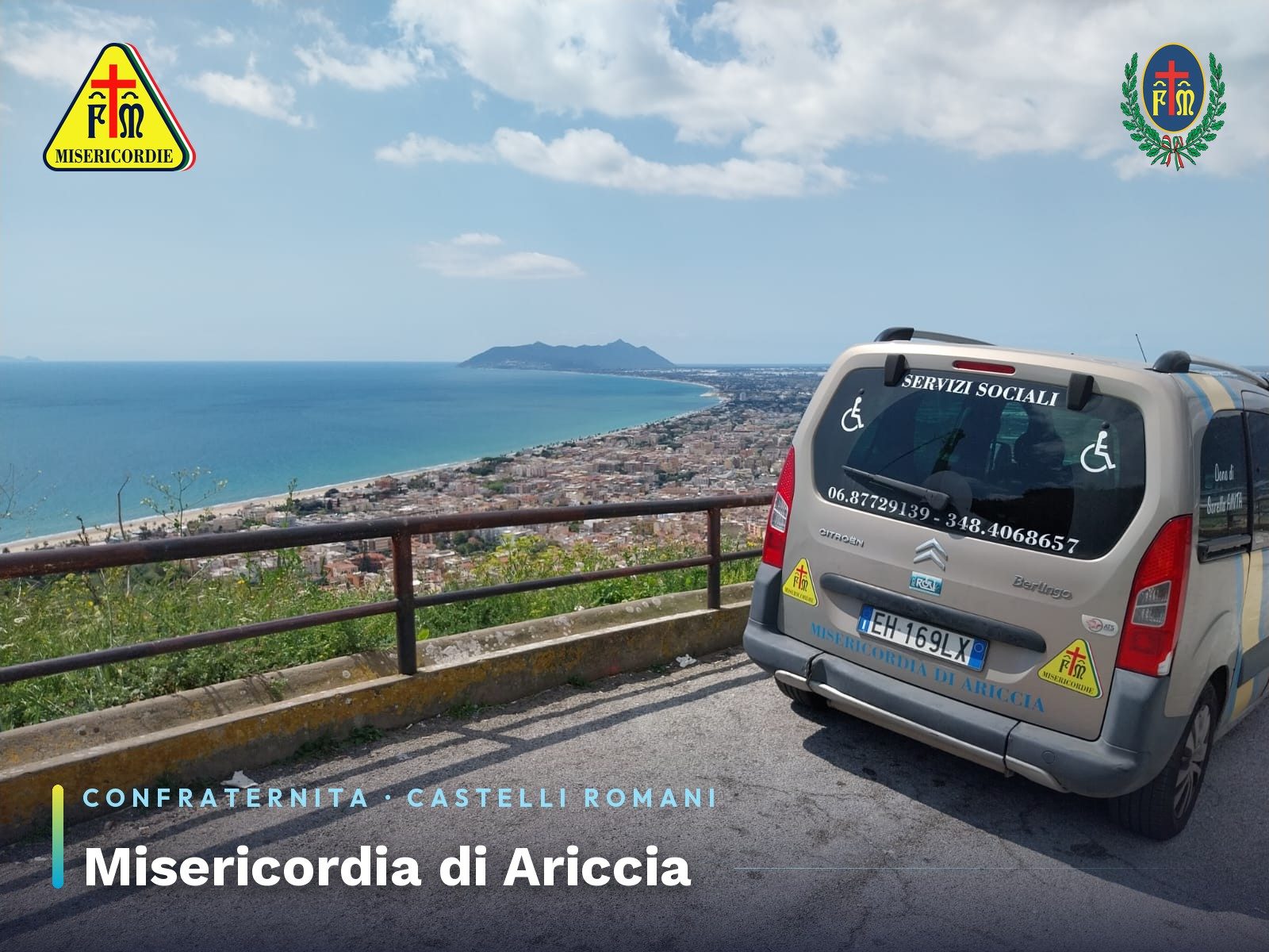 Mezzo per i servizi sociali della Misericordia di Ariccia