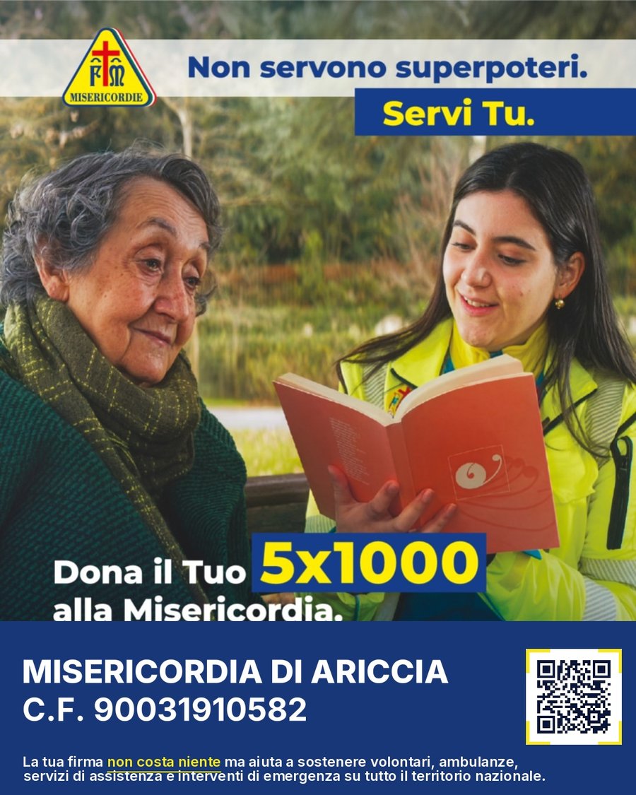 Campagna 5x1000: la compagnia alle persone sole