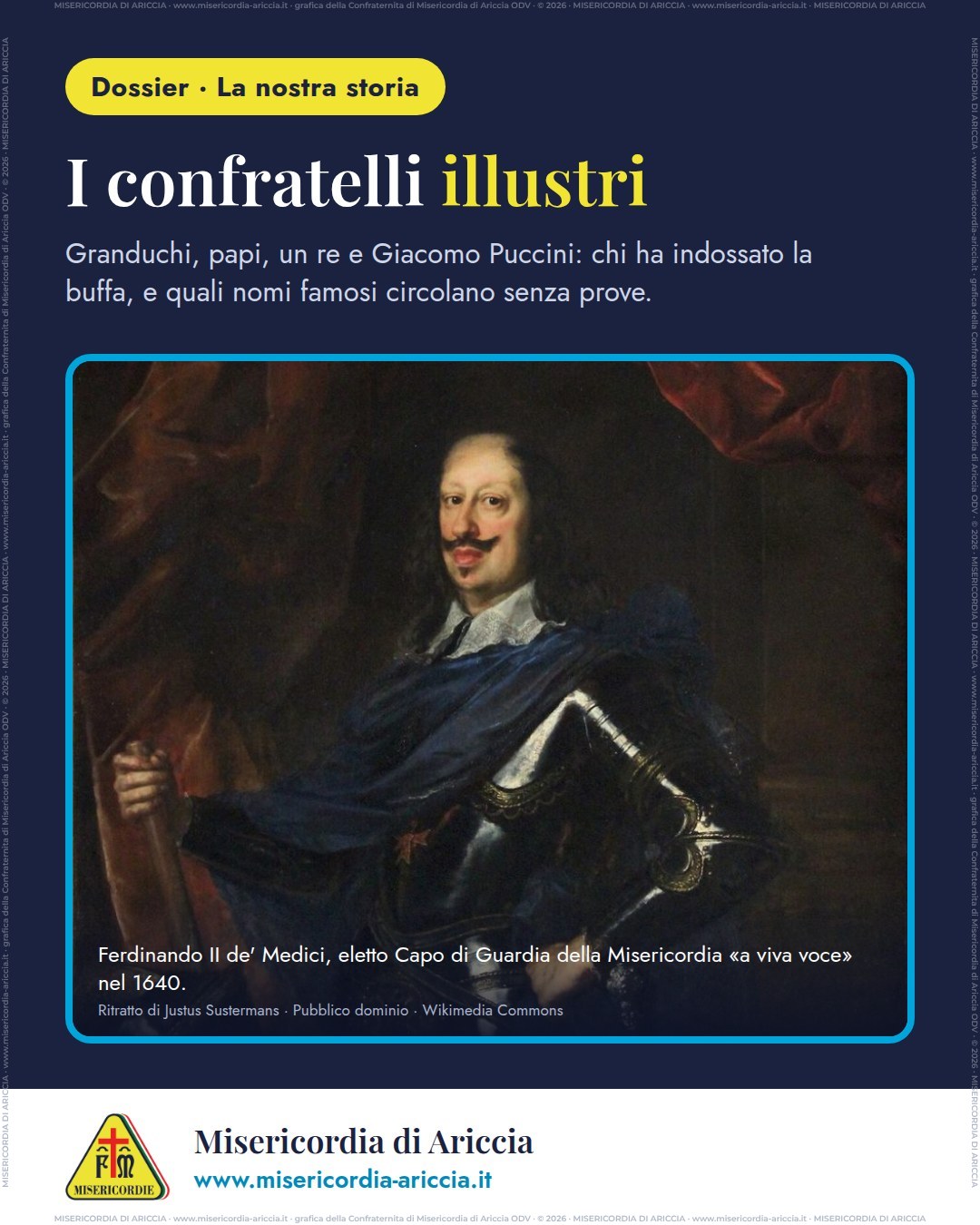 I confratelli illustri: ritratto del granduca Ferdinando II de’ Medici