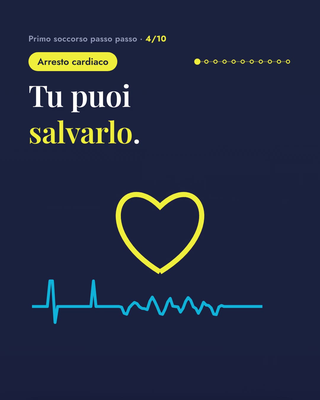 Arresto cardiaco: una scena del video «Primo soccorso passo passo» della Misericordia di Ariccia
