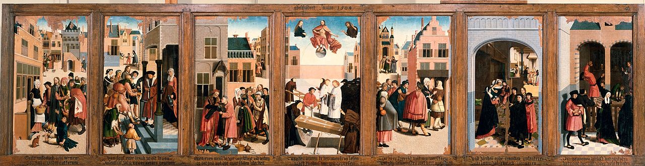 Polittico delle Sette opere di Misericordia del Maestro di Alkmaar, 1504